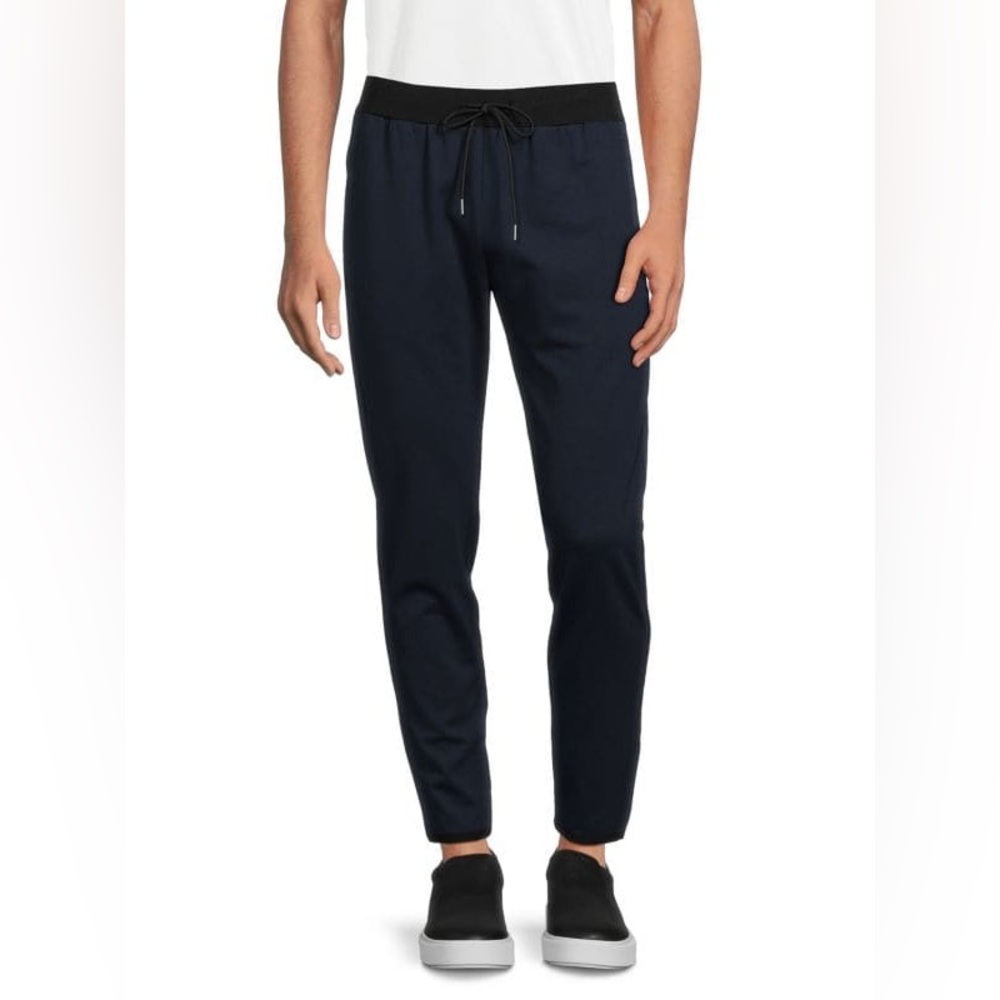 THEORY Demir Drawstring Joggers Black Size XS